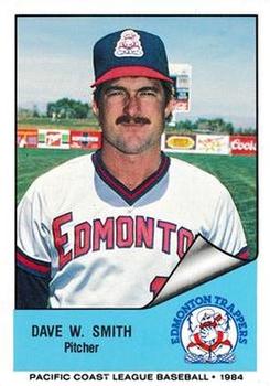 1984 Cramer - Edmonton Trappers Glossy #103 Dave W. Smith Front