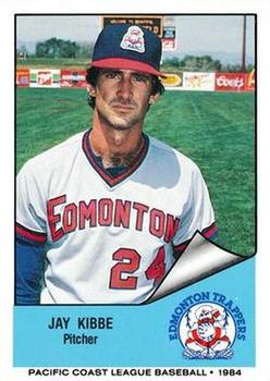 1984 Cramer - Edmonton Trappers Glossy #119 Jay Kibbe Front