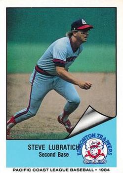 1984 Cramer - Edmonton Trappers Glossy #249 Steve Lubratich Front