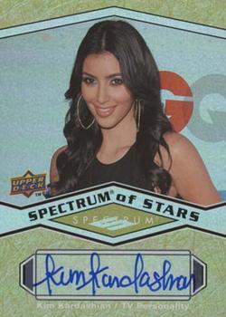 2009 Upper Deck Spectrum - Spectrum of Stars Autographs #KI Kim Kardashian Front