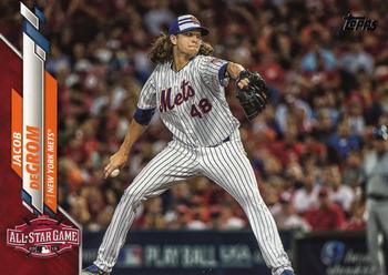 2020 Topps Update - Red #U-299 Jacob deGrom Front