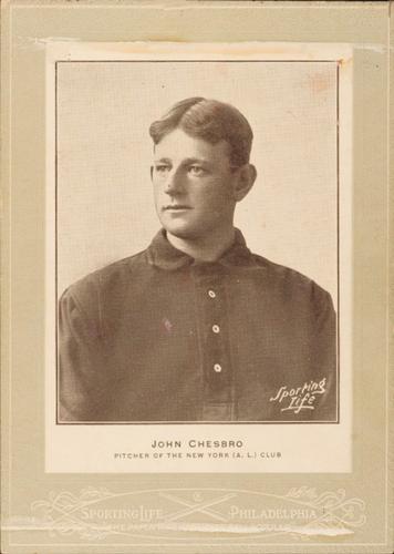 1902-11 Sporting Life Cabinets W600 #NNO Jack Chesbro Front