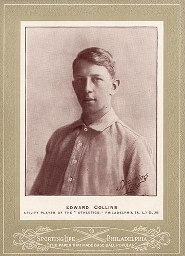 1902-11 Sporting Life Cabinets W600 #NNO Eddie Collins Front