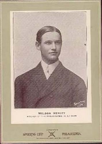 1902-11 Sporting Life Cabinets W600 #NNO Weldon Henley Front