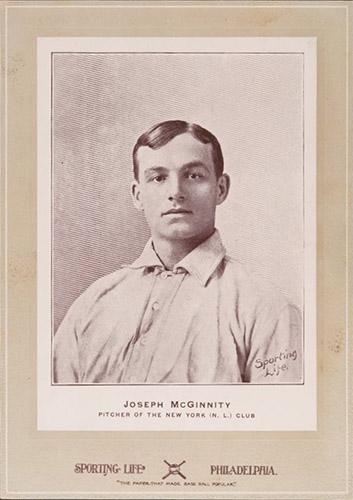 1902-11 Sporting Life Cabinets W600 #NNO Joe McGinnity Front