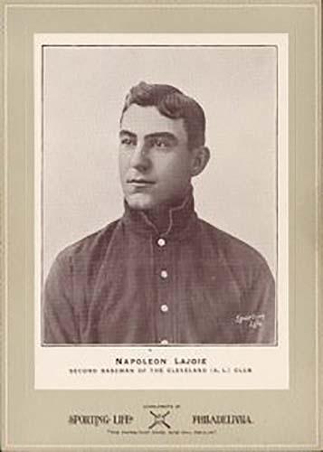 1902-11 Sporting Life Cabinets W600 #NNO Nap Lajoie Front