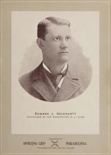 1902-11 Sporting Life Cabinets W600 #NNO Ed Delahanty Front