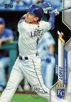2020 Topps - 582 Montgomery #3 Nicky Lopez Front