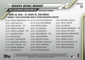 2020 Topps - 582 Montgomery #15 Manny Being Manny (Manny Machado / Fernando Tatis Jr.) Back