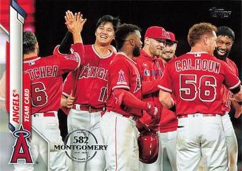 2020 Topps - 582 Montgomery #19 Angels Front