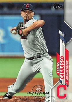 2020 Topps - 582 Montgomery #384 Carlos Carrasco Front