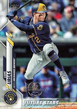 2020 Topps - 582 Montgomery #410 Luis Urias Front