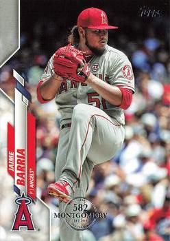 2020 Topps - 582 Montgomery #428 Jaime Barria Front