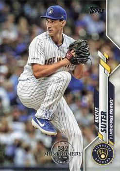 2020 Topps - 582 Montgomery #477 Brent Suter Front