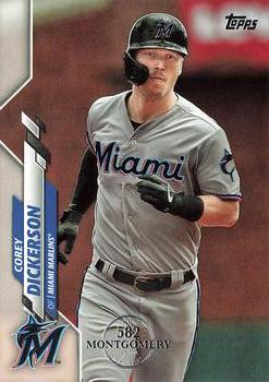2020 Topps - 582 Montgomery #592 Corey Dickerson Front