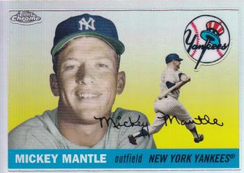 2008 Topps Chrome - Mickey Mantle Story Refractor #MMSC46 Mickey Mantle Front