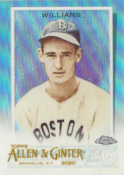 2020 Topps Allen & Ginter Chrome - Refractor #21 Ted Williams Front