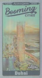 2020 Topps Allen & Ginter Chrome - Booming Cities Mini #BCC-1 Dubai United Arab Emirates Front
