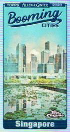 2020 Topps Allen & Ginter Chrome - Booming Cities Mini #BCC-11 Singapore Singapore Front