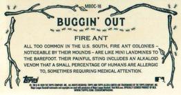 2020 Topps Allen & Ginter Chrome - Buggin' Out! Mini #MBOC-16 Fire Ant Back