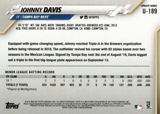 2020 Topps On-Demand Set 23: Topps Mini #U-189 Johnny Davis Back