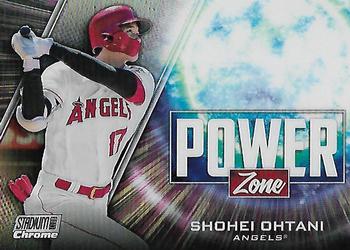 2020 Stadium Club Chrome - Power Zone #PZ-4 Shohei Ohtani Front