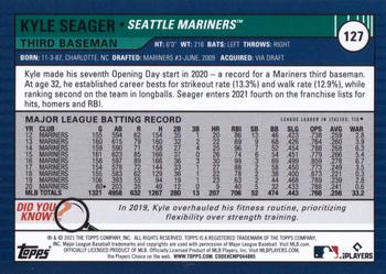 2021 Topps Big League #127 Kyle Seager Back