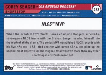 2021 Topps Big League #283 Corey Seager Back