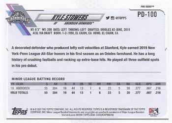 2021 Topps Pro Debut #PD-100 Kyle Stowers Back