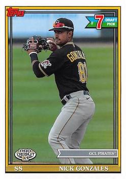 2021 Topps Pro Debut #PD-156 Nick Gonzales Front