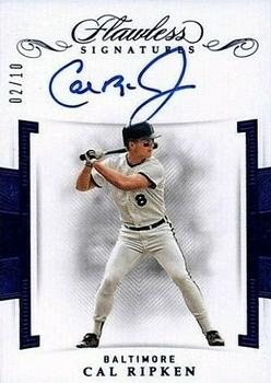 2020 Panini Flawless - Flawless Signatures Sapphire #FS-CR Cal Ripken Front