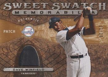 2009 Upper Deck Sweet Spot - Swatch Patches #SS-DW Dave Winfield Front