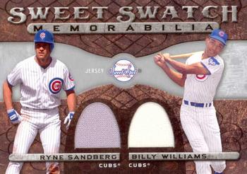 2009 Upper Deck Sweet Spot - Swatch Patches Dual #DS-SW Ryne Sandberg / Billy Williams Front