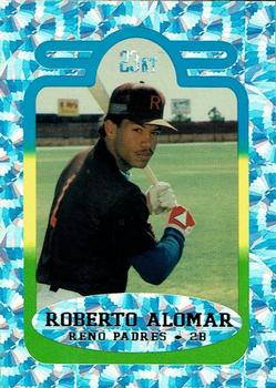 1993 Bleachers 23KT Roberto Alomar Prisms #1 Roberto Alomar Front