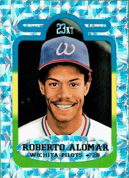 1993 Bleachers 23KT Roberto Alomar Prisms #2 Roberto Alomar Front