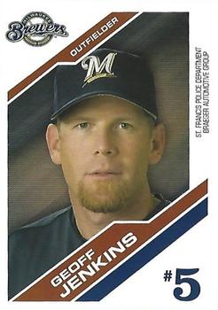2006 Milwaukee Brewers Police - St. Francis Police Department, Braeger Automotive Group #NNO Geoff Jenkins Front