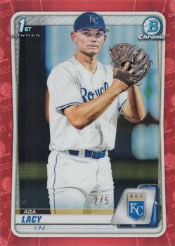 2020 Bowman Draft - Chrome Red #BD-88 Asa Lacy Front