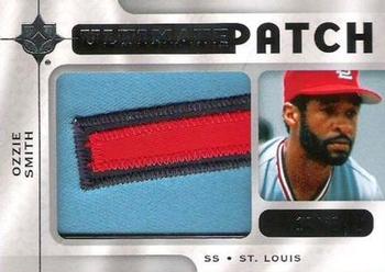 2009 Upper Deck Ultimate Collection - Ultimate Patch #UPOS Ozzie Smith Front