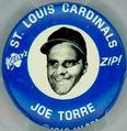 1969 Kelly's Potato Chips MLBPA Pinback Buttons #NNO Joe Torre Front