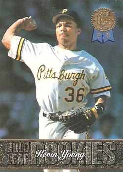 1993 Leaf - Gold Leaf Rookies #1 Kevin Young Front