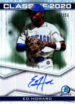 2020 Bowman Draft - Class of 2020 Autographs #C20A-EH Ed Howard Front