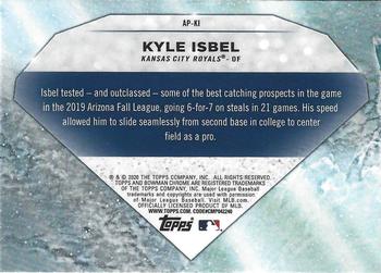 2020 Bowman Draft - Applied Pressure #AP-KI Kyle Isbel Back