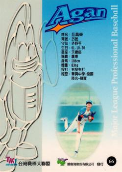 1997 Taiwan Major League #66 Chang-Jung Chiu Back
