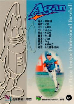 1997 Taiwan Major League #68 Hsin-Piao Chen Back