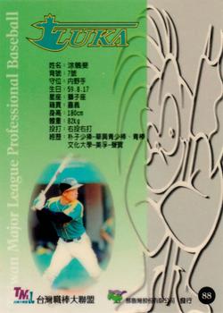 1997 Taiwan Major League #88 Peng-Fei Tu Back