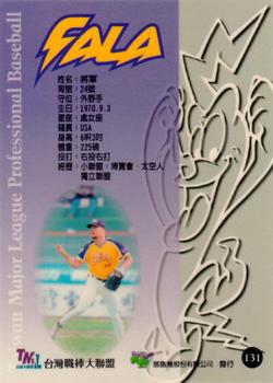 1997 Taiwan Major League #131 Corey Powell Back