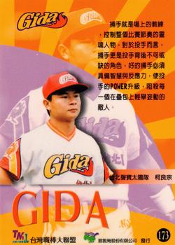 1997 Taiwan Major League #173 Liang-Tsung Ke Back