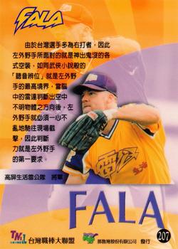 1997 Taiwan Major League #207 Corey Powell Back