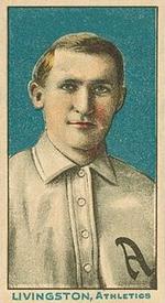1910 Nadja Caramels Philadelphia Athletics (E104-1) #NNO Paddy Livingston Front