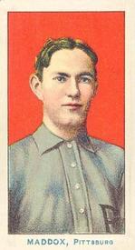 1910 Nadja Caramels Pittsburgh Pirates (E104-2) #NNO Nick Maddox Front